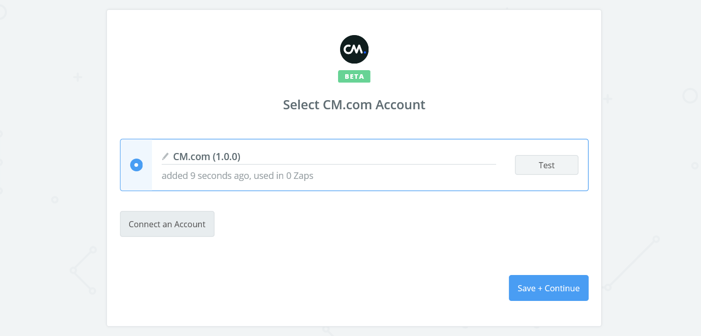 How to get started with CM.com on Zapier? | CM Help Center How to get started with CM.com on Zapier? | CM Help Center